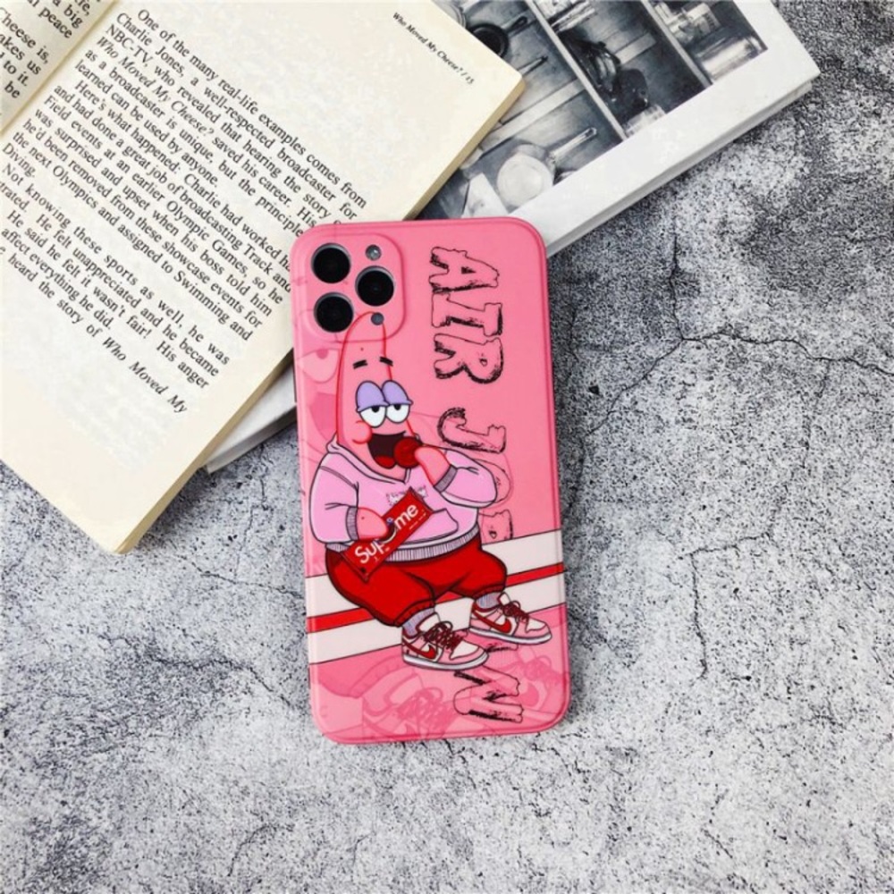 Supreme x Air Jordan x Patrick Star iPhone Case